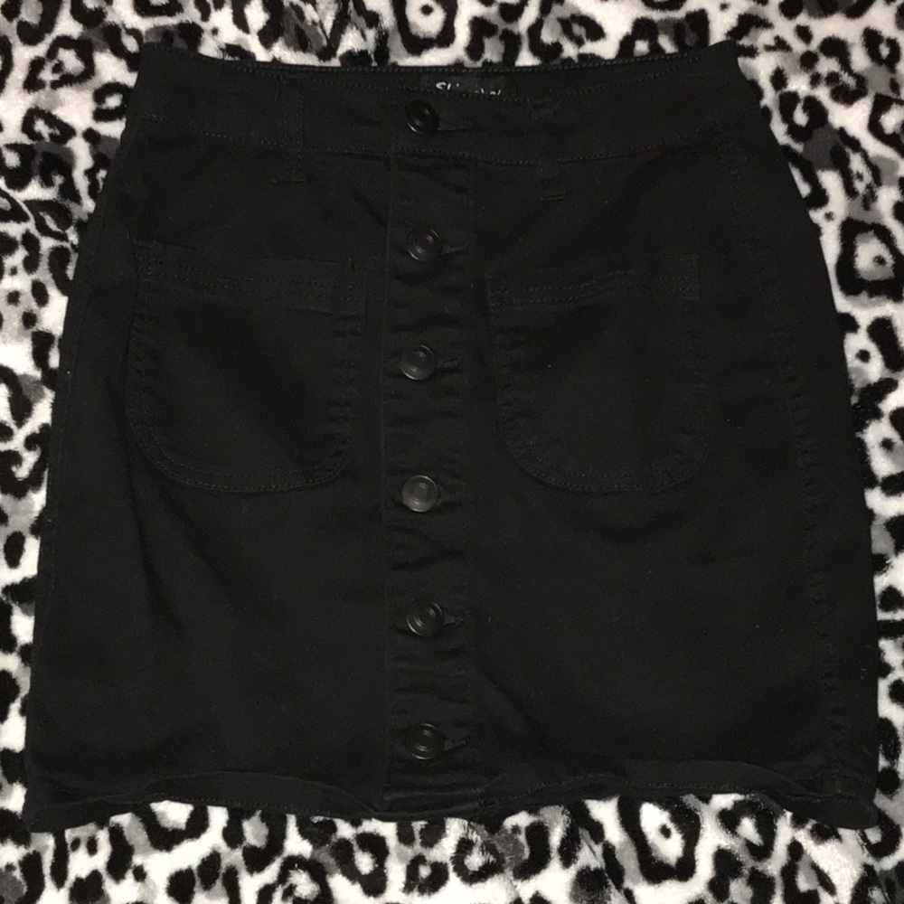 2 button down skirts